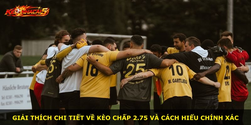 Giải thích chi tiết về kèo chấp 2.75 và cách hiểu chính xác